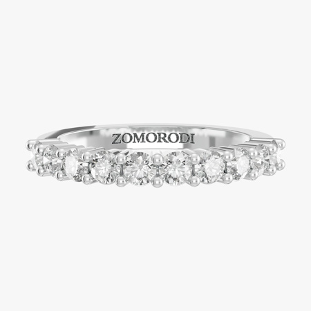 Ten Stone Diamond Wedding Ring